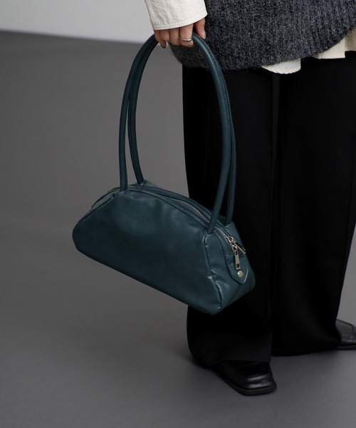 select MOCA（セレクトモカ）の「ロングハンドルボストンバッグ（ボストンバッグ・レディース・ブルー/ブラック・FREE）」の8枚目の写真