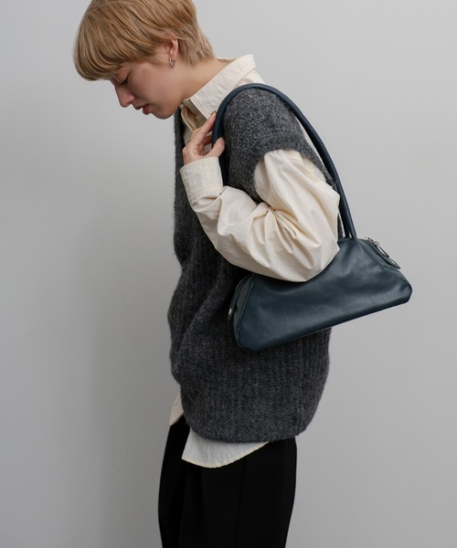 select MOCA（セレクトモカ）の「ロングハンドルボストンバッグ（ボストンバッグ・レディース・ブルー/ブラック・FREE）」の10枚目の写真