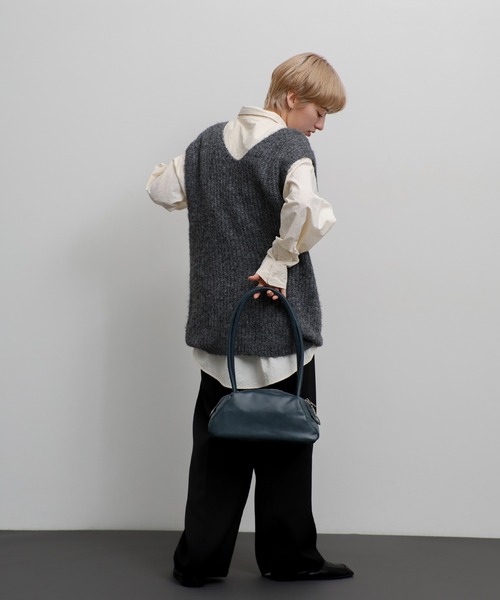 select MOCA（セレクトモカ）の「ロングハンドルボストンバッグ（ボストンバッグ・レディース・ブルー/ブラック・FREE）」の12枚目の写真