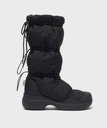 ROCKFISH WEATHERWEAR 　厚底シューズ　ギャザー　ブラック　黒 ROCKFISH WEATHERWEAR/ロックフィッシュ ウェザーウェア/LACEUP
