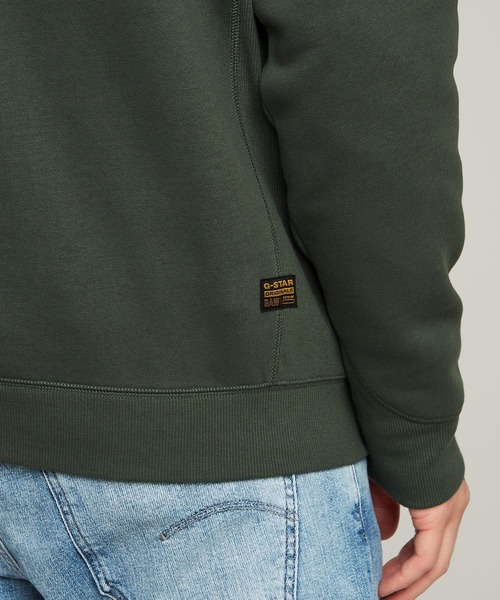 G-STAR(ジースター)の「Premium Core Half Zip Sweater/ベーシックスタイルハーフジップスウェット(スウェット・メンズ・グレー系その他/ダークブラック・X-LARGE/LARGE/X-SMALL/MEDIUM/SMALL)」の14枚目の写真