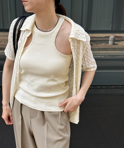 SUKALA ミモザ　カバータンクトップ　Ｍ 新品タグ付き SUKALA ミモザ カバータンクトップ M 新品タグ付き SUKALA ミモザ