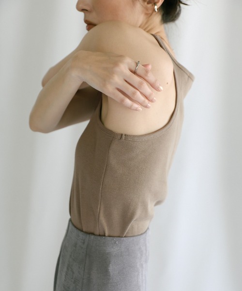 カップ付きアメスリタンク（タンクトップ）｜select MOCA（セレクト