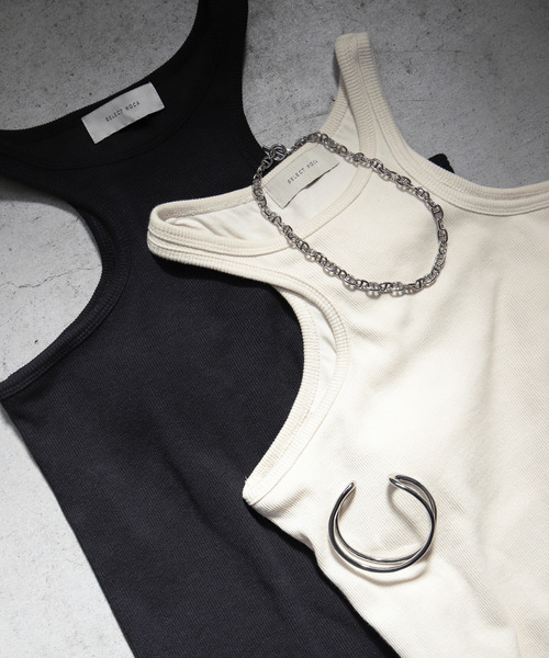 カップ付きアメスリタンク（タンクトップ）｜select MOCA（セレクト