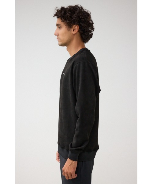 AZUL by moussy(アズールバイマウジー)の「フェイクスウェード刺繍ロゴトップス(スウェット・メンズ・ホワイト/ブラック/グレー・FREE)」の19枚目の写真