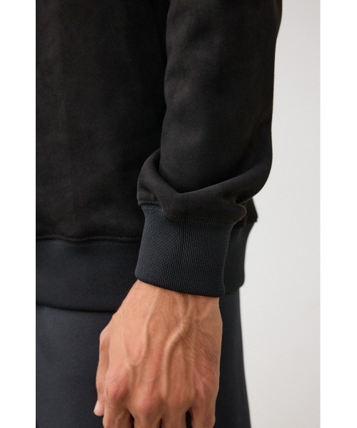 AZUL by moussy(アズールバイマウジー)の「フェイクスウェード刺繍ロゴトップス(スウェット・メンズ・ホワイト/ブラック/グレー・FREE)」の15枚目の写真