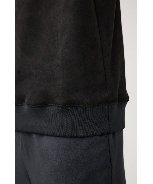 AZUL by moussy(アズールバイマウジー)の「フェイクスウェード刺繍ロゴトップス(スウェット・メンズ・ホワイト/ブラック/グレー・FREE)」の14枚目の写真