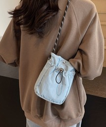 SHEPP（シープ）の「ドロストデザイン ミニ 巾着ショルダーバッグ（ショルダーバッグ）」