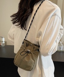 SHEPP（シープ）の「ドロストデザイン ミニ 巾着ショルダーバッグ（ショルダーバッグ）」