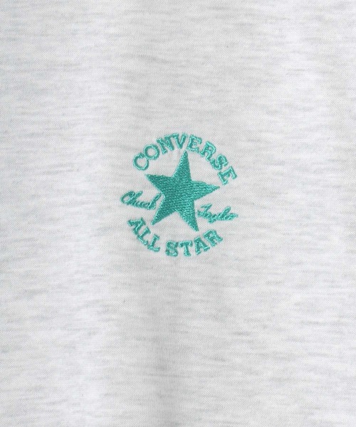 CONVERSE（コンバース）の「CONVERSE（コンバース）カラー配色ステッチ七分袖ロンT/長袖Tシャツプルオーバー（Tシャツ/カットソー・レディース・アッシュグレー/ブラック/ネイビー/オフホワイト・M/L）」の17枚目の写真