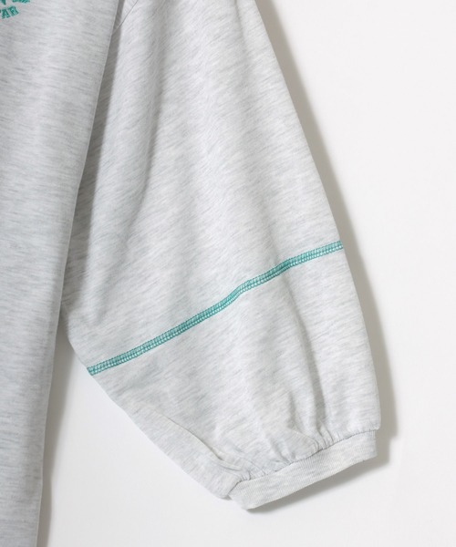 CONVERSE（コンバース）の「CONVERSE（コンバース）カラー配色ステッチ七分袖ロンT/長袖Tシャツプルオーバー（Tシャツ/カットソー・レディース・アッシュグレー/ブラック/ネイビー/オフホワイト・M/L）」の18枚目の写真