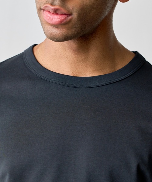 COLONY 2139(コロニートゥーワンスリーナイン)の「コットンスムースロングスリーブTシャツ(Tシャツ/カットソー・メンズ・ホワイト/ブラック/チャコールグレー・SMALL/MEDIUM/LARGE)」の8枚目の写真