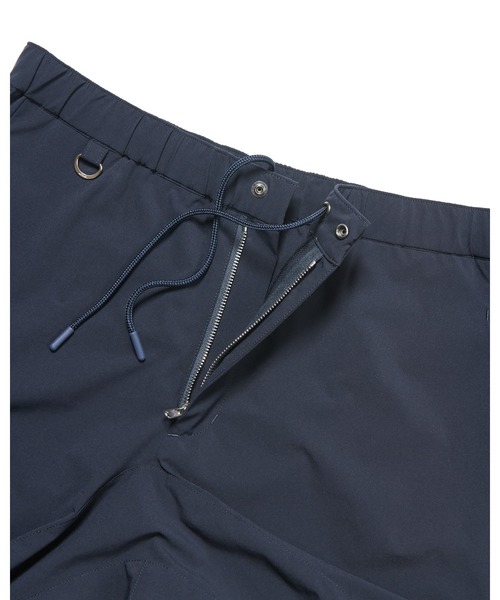 SOPH. ソフ ネイビー パンツ SOPH. | 2WAY STRETCH SHIRRING SLIM FIT SLACKS(M NAVY):