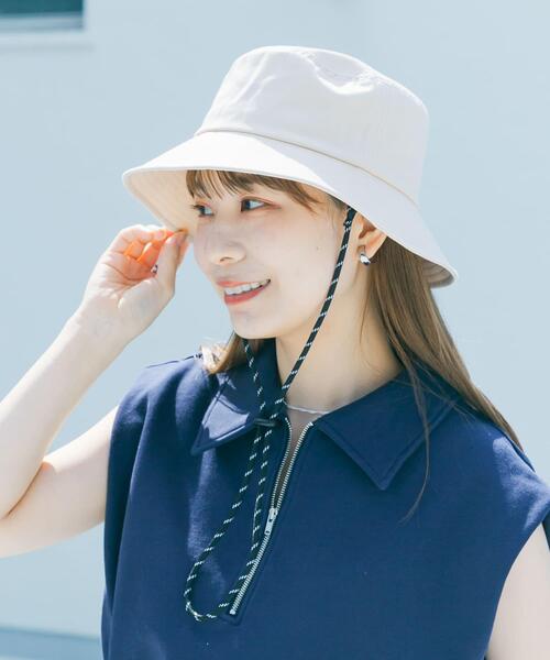 SMELLY（スメリー）の「コットンドロストハット（ハット・レディース・ブラック/アイボリー・-）」の20枚目の写真