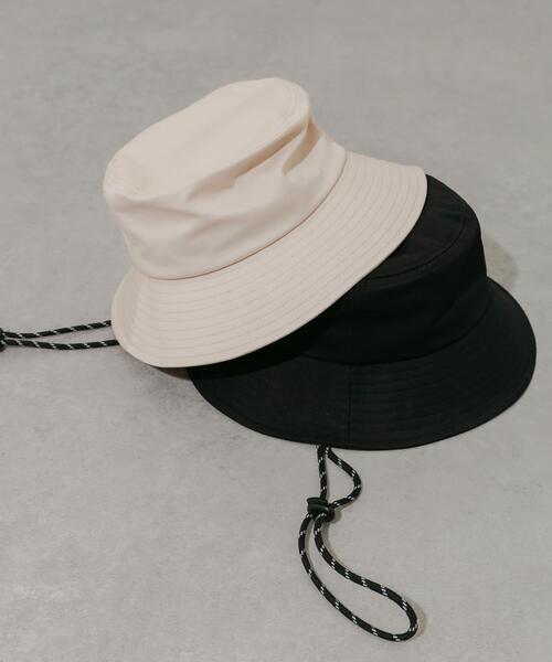 SMELLY（スメリー）の「コットンドロストハット（ハット・レディース・ブラック/アイボリー・-）」の16枚目の写真