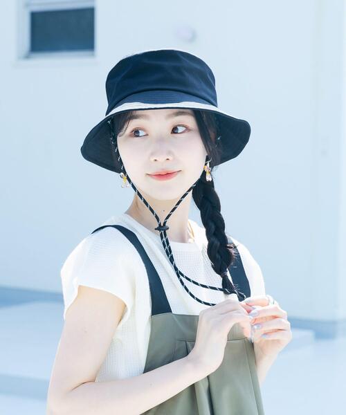 SMELLY（スメリー）の「コットンドロストハット（ハット・レディース・ブラック/アイボリー・-）」の11枚目の写真