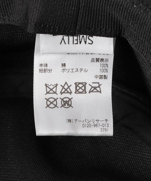 SMELLY（スメリー）の「コットンドロストハット（ハット・レディース・ブラック/アイボリー・-）」の4枚目の写真