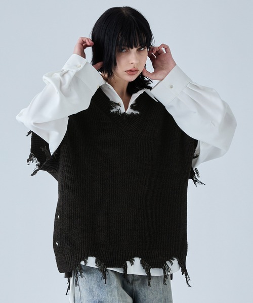 VELNUS（ベルナス）の「【VELNUS】Loose silhouette melange V