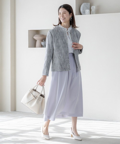 Elura（エルーラ）の「＜2025ceremony＞ベルトリュクスショルダーバッグ　288154（ハンドバッグ・レディース・ブラック/ベージュ/アイボリー・ONE SIZE）」の5枚目の写真