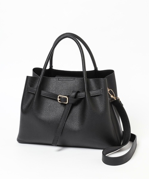 Elura（エルーラ）の「＜2025ceremony＞ベルトリュクスショルダーバッグ　288154（ハンドバッグ・レディース・ブラック/ベージュ/アイボリー・ONE SIZE）」の11枚目の写真