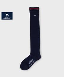 【新レーベル ADABAT NAVY】フレンチニーハイソックス
