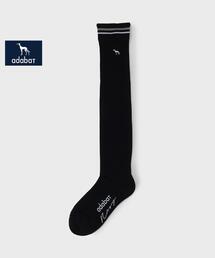 【新レーベル ADABAT NAVY】フレンチニーハイソックス