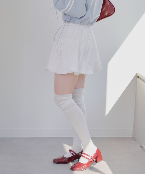 Another Branch olive des olive(アナザーブランチオリーブデオリーブ)の「リボンバルーンミニSK(スカート・レディース・ブラック/オフホワイト・FREE)」の19枚目の写真
