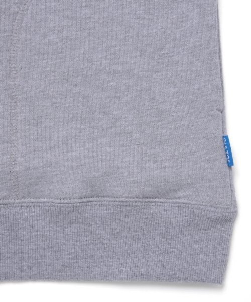 GLAZOS（グラソス）の「【大人向けサイズあり】【速乾・毛玉になりにくい】裏毛・シンプルカーディガン（カーディガン/ボレロ・キッズ・ネイビー/グレー・S/LL/L/M）」の8枚目の写真