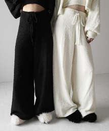 me+em HOME（ミームホーム）の「【 セットアップ可能 】マシュマロタッチワイドパンツ ／ marshmallow touch wide pants（ルームウェア/パジャマ）」