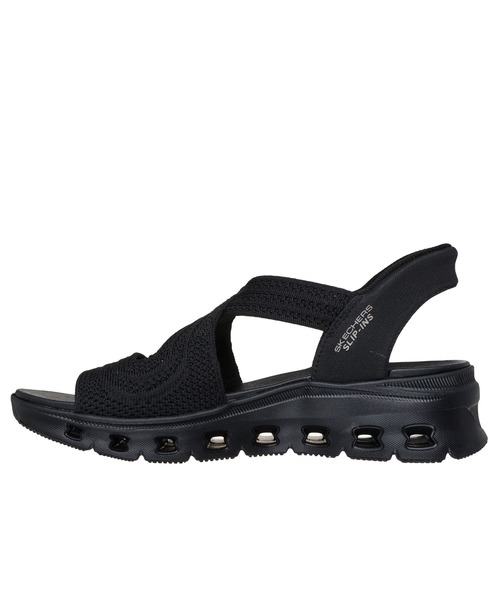 SKECHERS（スケッチャーズ）の「スケッチャーズ ハンズフリースリップインズ グライド ステップ プロ エブリデイ グライド（サンダル・レディース・ライトブルー/ブラック×ブラック・22cm/23cm/24cm/25cm）」の5枚目の写真