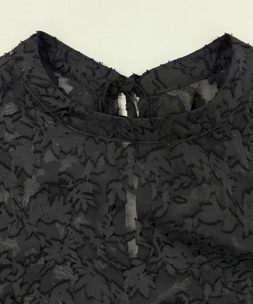 Futier land（フューティアランド）の「【オケージョン対応】ジャガードフラワーロングワンピース（ワンピース・レディース・ブラック/アイボリー・LARGE/MEDIUM）」の17枚目の写真