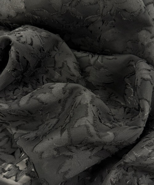 Futier land（フューティアランド）の「【オケージョン対応】ジャガードフラワーロングワンピース（ワンピース・レディース・ブラック/アイボリー・LARGE/MEDIUM）」の18枚目の写真