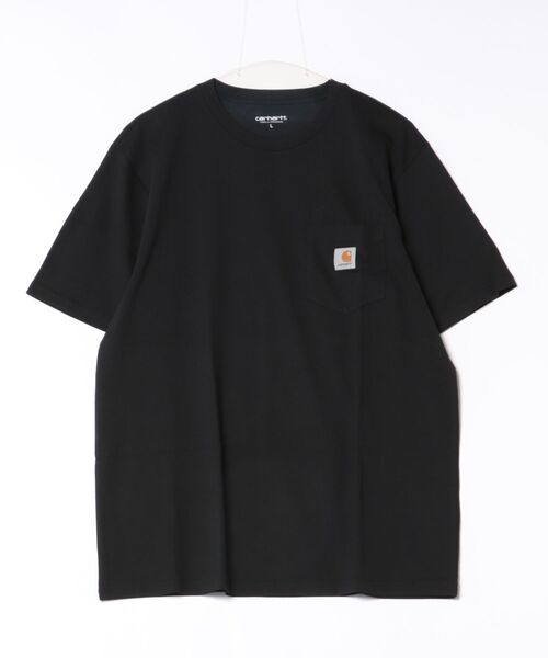 Carhartt（カーハート）の「Carhartt WIP/カーハートダブリューアイピー S/S POCKET T-SHIRT 半袖Tシャツ ポケット I030434（Tシャツ/カットソー・メンズ・ホワイト/ブラック/ライトブラウン/ネイビー/ブルー/ブラック系その他/ホワイト系その他・XL/L/M/S）」の4枚目の写真