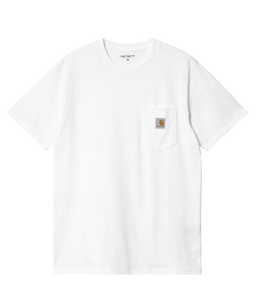 Carhartt（カーハート）の「Carhartt WIP/カーハートダブリューアイピー S/S POCKET T-SHIRT 半袖Tシャツ ポケット I030434（Tシャツ/カットソー・メンズ・ホワイト/ブラック/ライトブラウン/ネイビー/ブルー/ブラック系その他/ホワイト系その他・XL/L/M/S）」の12枚目の写真