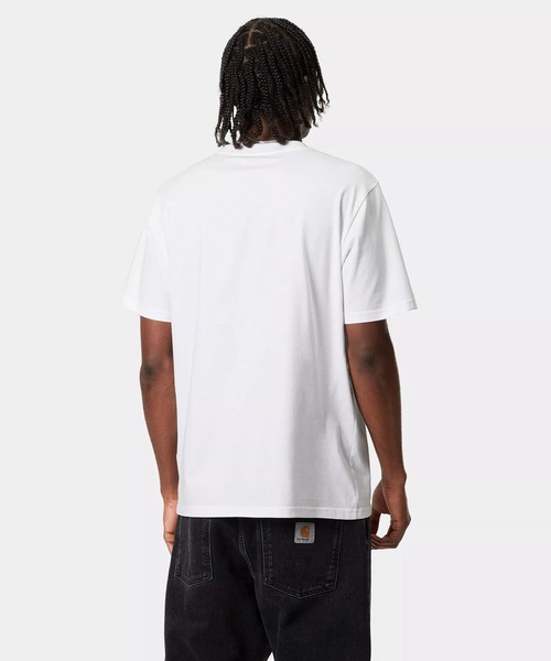 Carhartt（カーハート）の「Carhartt WIP/カーハートダブリューアイピー S/S POCKET T-SHIRT 半袖Tシャツ ポケット I030434（Tシャツ/カットソー・メンズ・ホワイト/ブラック/ライトブラウン/ネイビー/ブルー/ブラック系その他/ホワイト系その他・XL/L/M/S）」の10枚目の写真