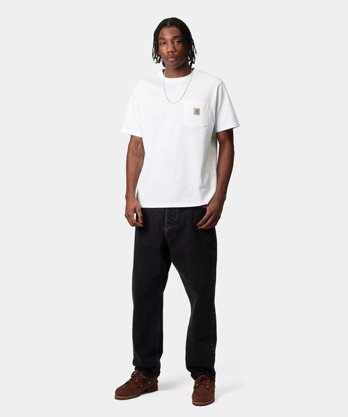 Carhartt（カーハート）の「Carhartt WIP/カーハートダブリューアイピー S/S POCKET T-SHIRT 半袖Tシャツ ポケット I030434（Tシャツ/カットソー・メンズ・ホワイト/ブラック/ライトブラウン/ネイビー/ブルー/ブラック系その他/ホワイト系その他・XL/L/M/S）」の9枚目の写真