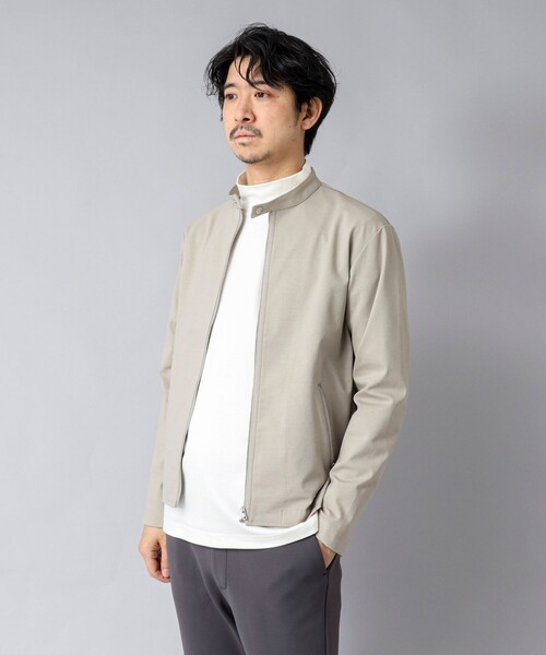 NOLLEY’S(ノーリーズ)の「【ACTIVE SECT】《限定展開》ハイゲージスムース モックネックロンT 25SS(Tシャツ/カットソー・メンズ・ホワイト/ブラック/ネイビー・S/M/L/XL)」の19枚目の写真