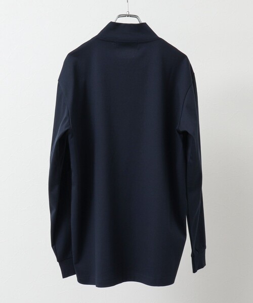 NOLLEY’S(ノーリーズ)の「【ACTIVE SECT】《限定展開》ハイゲージスムース モックネックロンT 25SS(Tシャツ/カットソー・メンズ・ホワイト/ブラック/ネイビー・S/M/L/XL)」の7枚目の写真