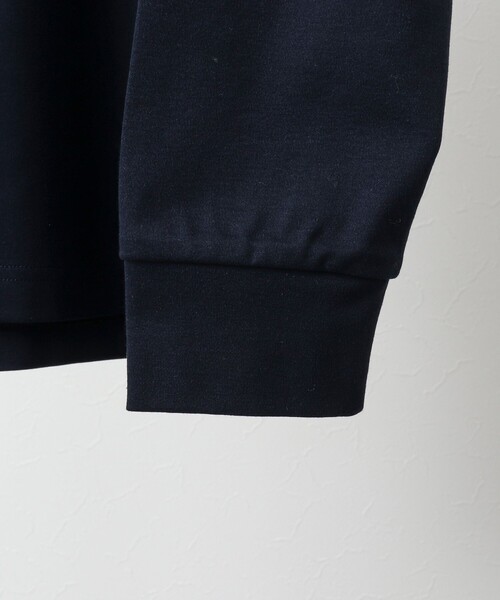 NOLLEY’S(ノーリーズ)の「【ACTIVE SECT】《限定展開》ハイゲージスムース モックネックロンT 25SS(Tシャツ/カットソー・メンズ・ホワイト/ブラック/ネイビー・S/M/L/XL)」の10枚目の写真