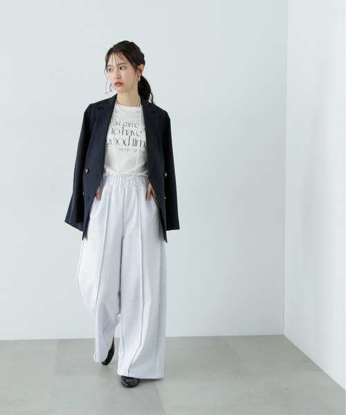 N.(N. Natural Beauty Basic)(エヌエヌナチュラルビューティーベーシック)の「タイポグラフィコンパクトロゴT(Tシャツ/カットソー・レディース・オフホワイト/ベージュ/ピンク・MEDIUM)」の15枚目の写真