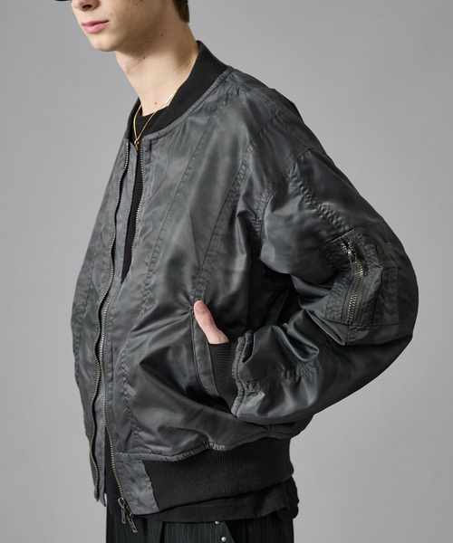 ZAXEN L-2B MA-1 フライトジャケット　フェード　　24 ANDER HUNK ma1 ma-1 Faded L2B Flight Jackets/ フェードL2B