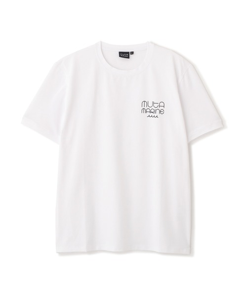 muta marine(ムータ・マリン)の「muta MARINE/ムータ マリン/別注レインボーパームツリーTシャツ(Tシャツ/カットソー・メンズ・ブラック/ホワイト・6/5/8/7)」の9枚目の写真