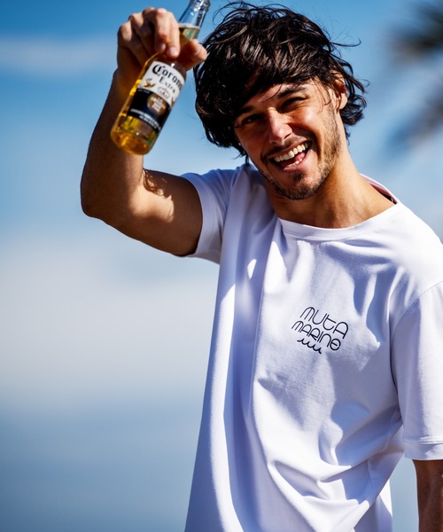 muta marine(ムータ・マリン)の「muta MARINE/ムータ マリン/別注レインボーパームツリーTシャツ(Tシャツ/カットソー・メンズ・ブラック/ホワイト・6/5/8/7)」の18枚目の写真