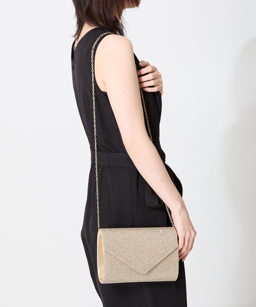 ORiental TRaffic（オリエンタルトラフィック）の「ラインストーンエンベロープクラッチバッグ/MOB021（クラッチバッグ・レディース・ゴールド/シルバー・ﾌﾘ-）」の9枚目の写真