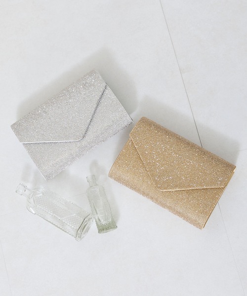 ORiental TRaffic（オリエンタルトラフィック）の「ラインストーンエンベロープクラッチバッグ/MOB021（クラッチバッグ・レディース・ゴールド/シルバー・ﾌﾘ-）」の16枚目の写真