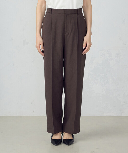 COMME CA ISM（コムサイズム）の「【ＵＶカット・吸汗速乾・接触冷感】　kireri　ストレッチドライツイル　ストレートパンツ（その他パンツ・レディース・グレイッシュベージュ/ダークブラウン・SMALL/MEDIUM/LARGE）」の16枚目の写真