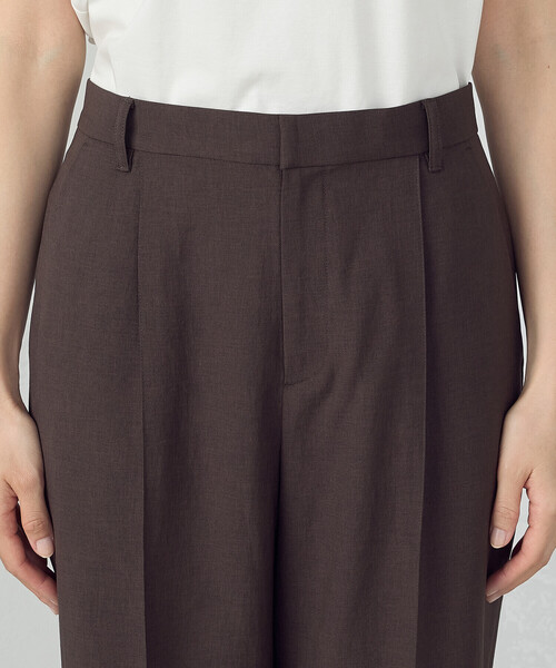 COMME CA ISM（コムサイズム）の「【ＵＶカット・吸汗速乾・接触冷感】　kireri　ストレッチドライツイル　ストレートパンツ（その他パンツ・レディース・グレイッシュベージュ/ダークブラウン・SMALL/MEDIUM/LARGE）」の19枚目の写真