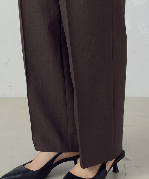 COMME CA ISM（コムサイズム）の「【ＵＶカット・吸汗速乾・接触冷感】　kireri　ストレッチドライツイル　ストレートパンツ（その他パンツ・レディース・グレイッシュベージュ/ダークブラウン・SMALL/MEDIUM/LARGE）」の22枚目の写真