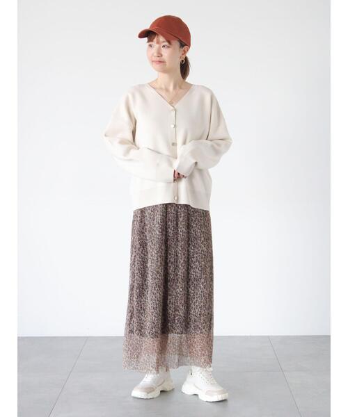 Lugnoncure（ルノンキュール）の「柄アソートプリーツスカート（スカート・レディース・ベージュ/ネイビー/グレー・F）」の17枚目の写真