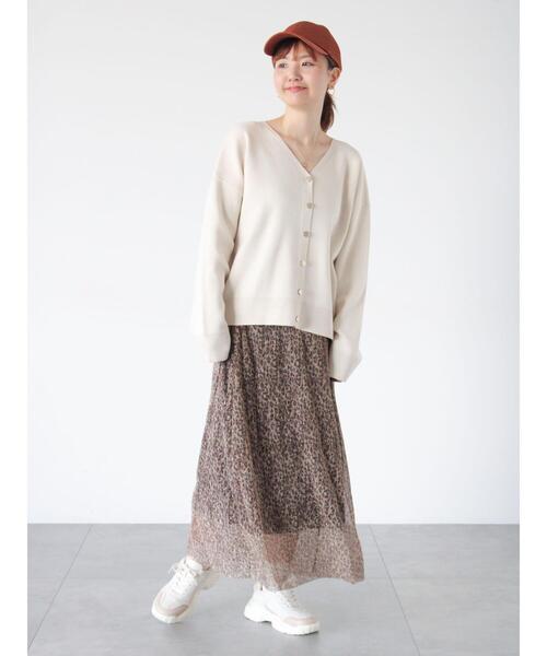 Lugnoncure（ルノンキュール）の「柄アソートプリーツスカート（スカート・レディース・ベージュ/ネイビー/グレー・F）」の18枚目の写真